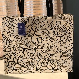 Kenzi Bags Floral Canvas Tote Bag
